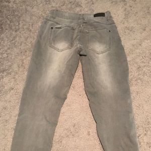Grey Stretch Skinny Jeans